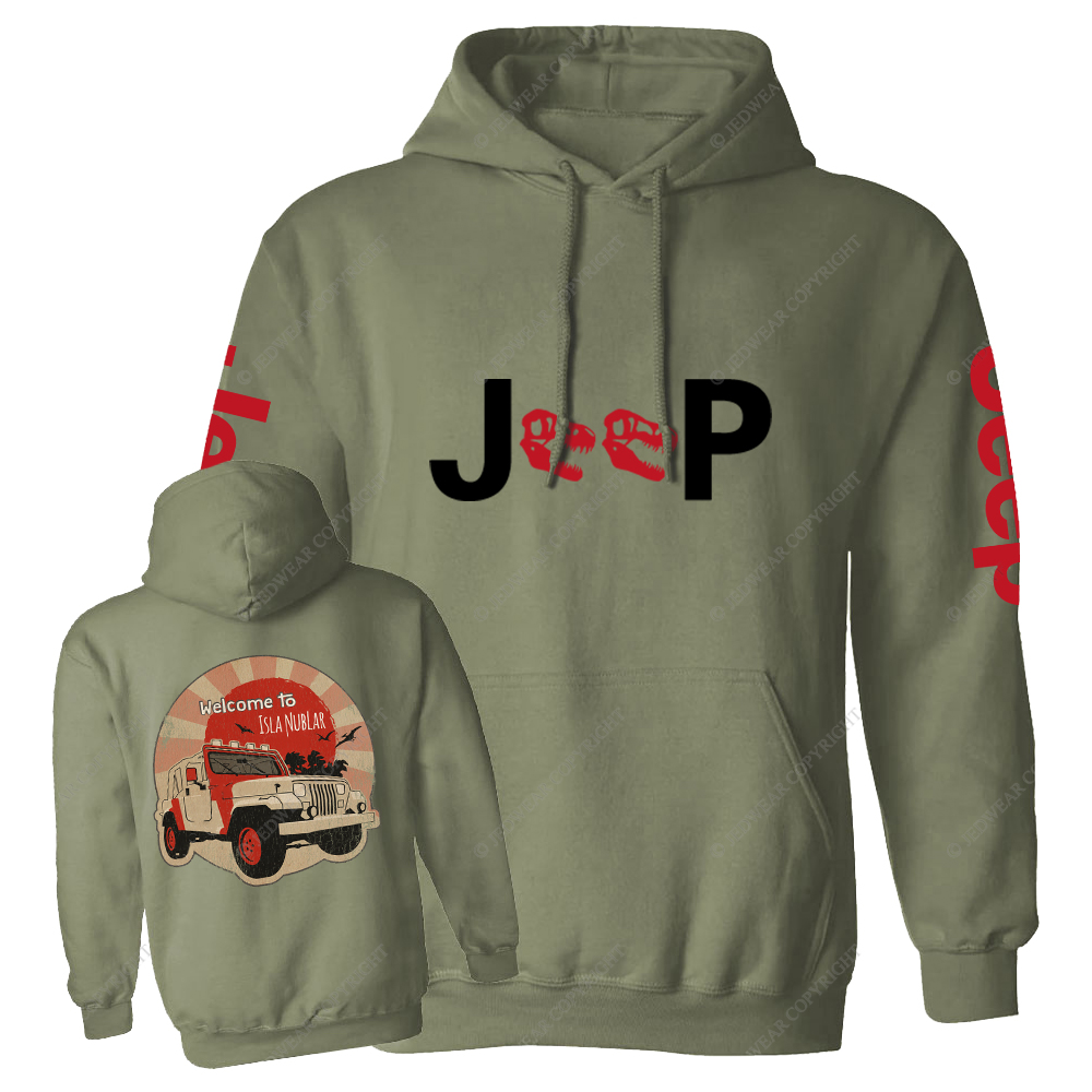 Welcome To Isla Nublar Dinosaur Jp Casual Hoodie