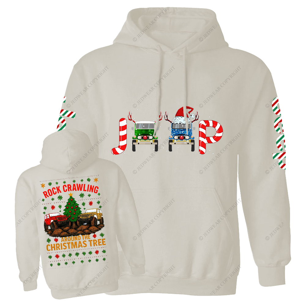 Rock Ceawling Around The Christmas Tree Jp Casual Hoodie