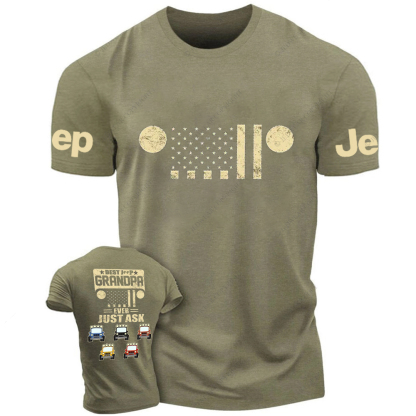 Best Car Grandpa Ever Just Ask Jp T-Shirt