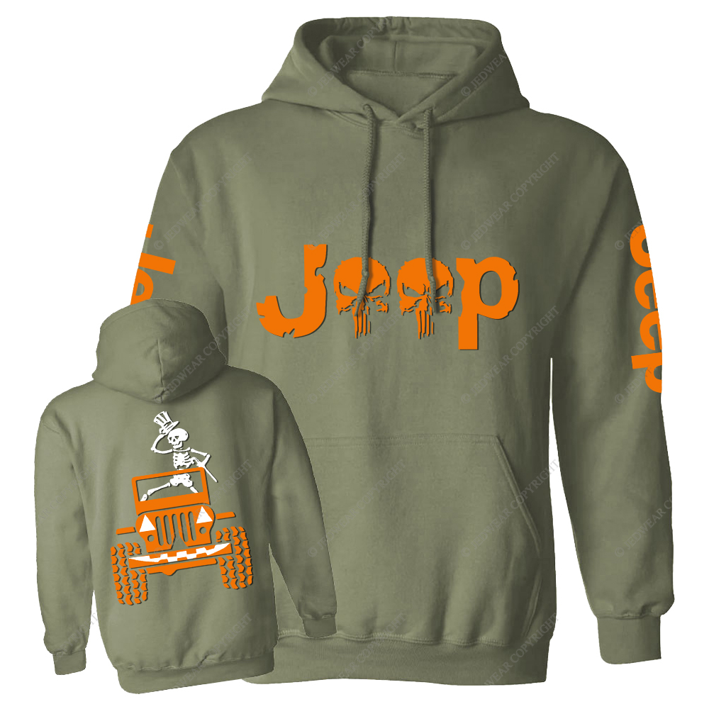 Pumpkin Halloween Skull Dancing Jp Casual Hoodie