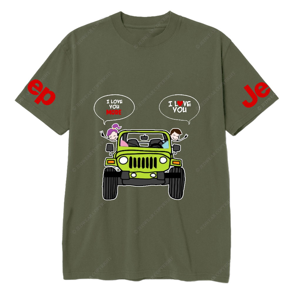 Cartoon Car Owner I Love You More Jp T-Shirt