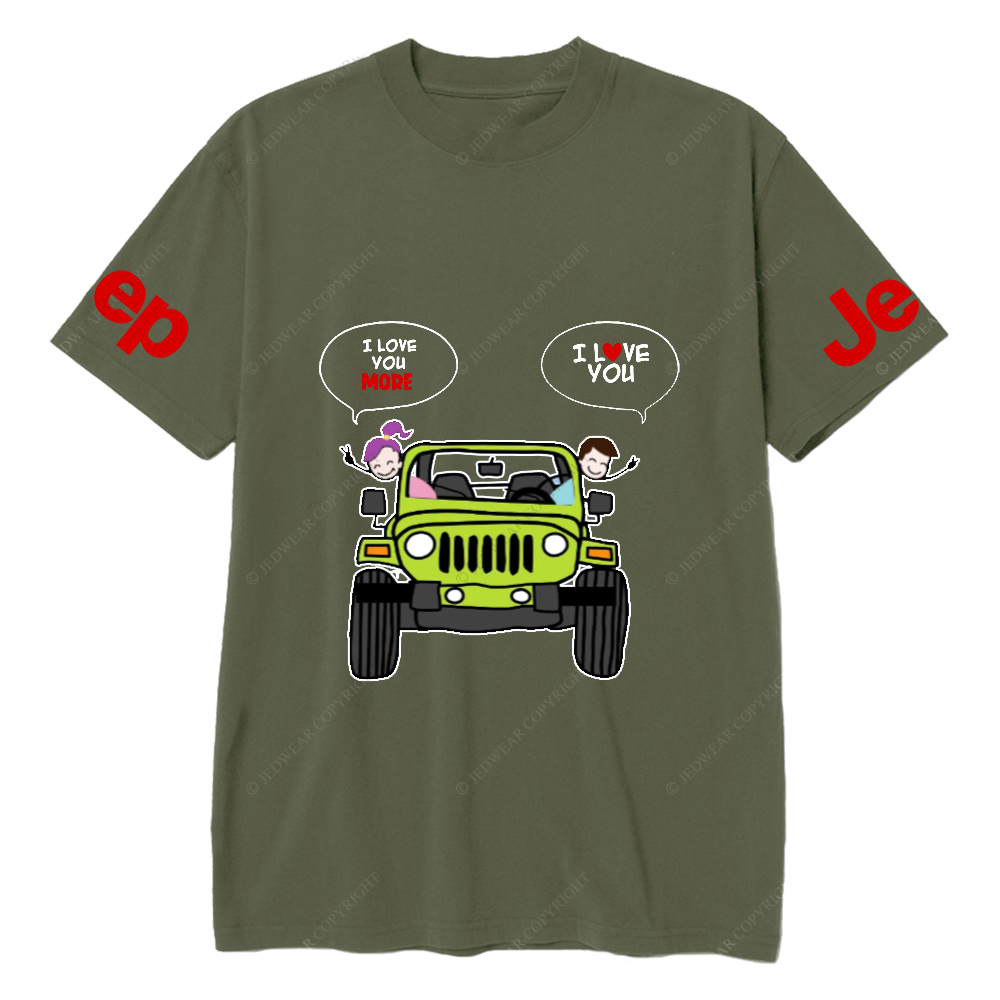 Cartoon Car Owner I Love You More Jp T-Shirt