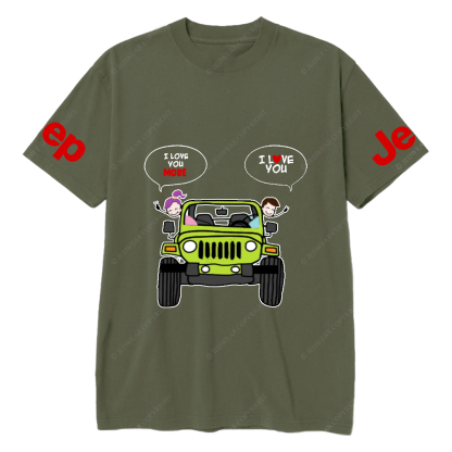 Cartoon Car Owner I Love You More Jp T-Shirt