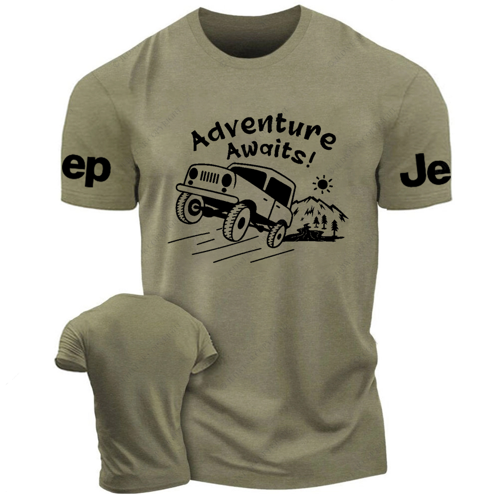 Adventure Awaits Outdoor Scenery Jp T-Shirt
