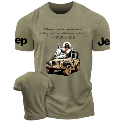 Blessed Are The Peacemakers Religion Jesus Jp T-Shirt
