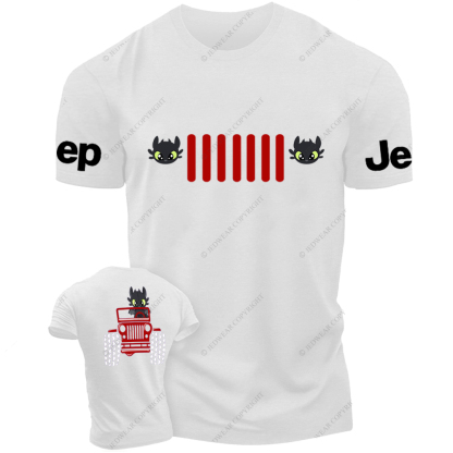 Halloween A Little Bat Is Driving A Car Jp T-Shirt
