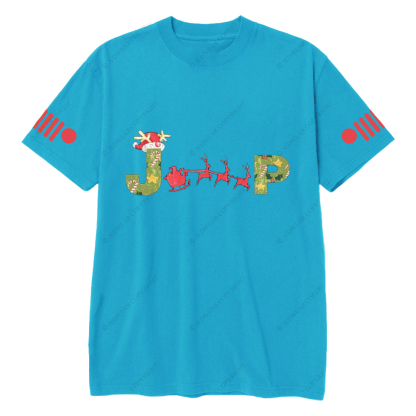 Merry Christmas Elk Sleigh Jp T-Shirt
