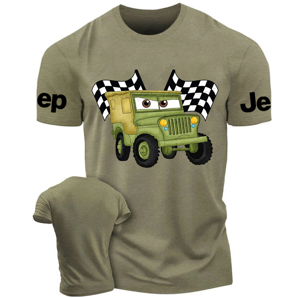 Pixar Cars Sarge Magical Kingdom Funny Jp T-Shirt