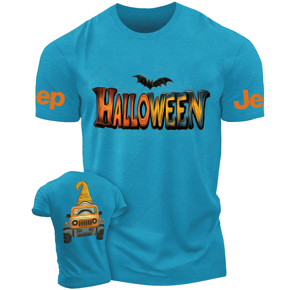 Halloween Gnome Oil Painting Design Jp T-Shirt