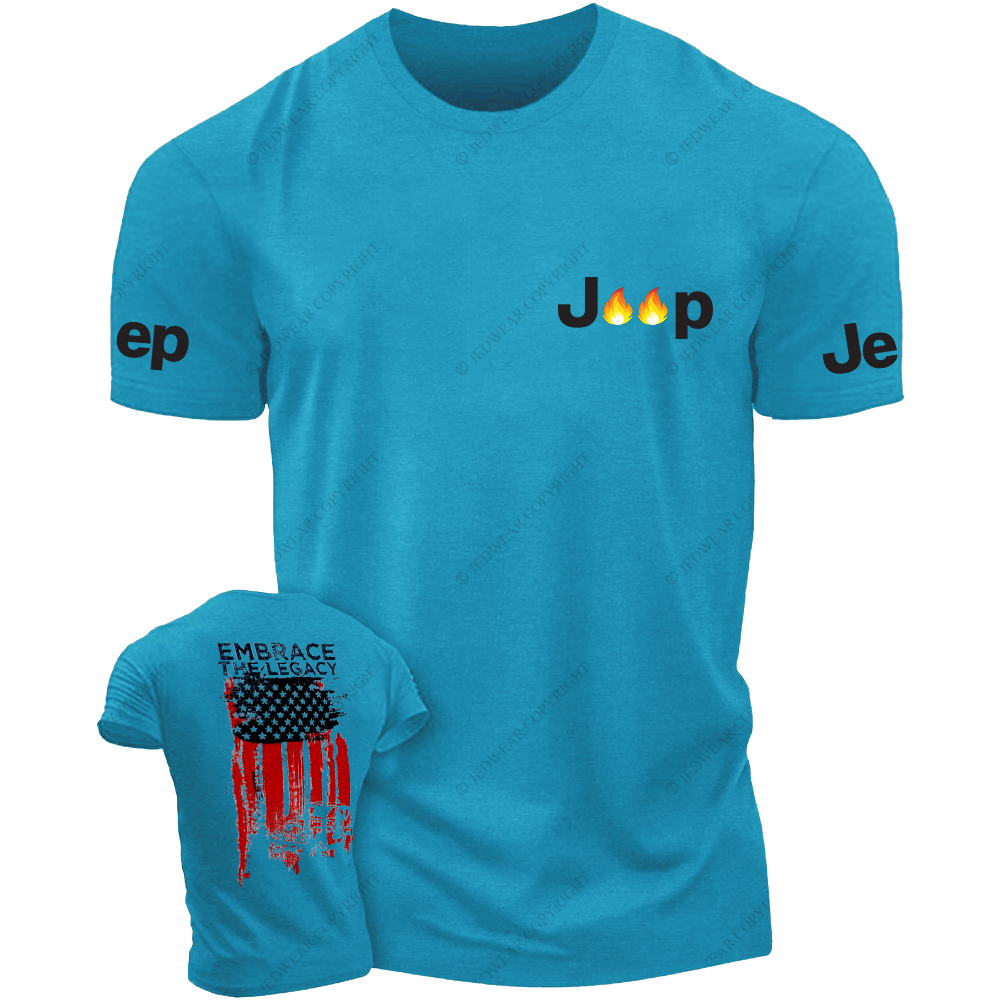 American Flag Embrace The Legacy JP T-Shirt