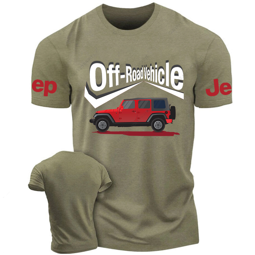 Off-Road Adventure Red Vehicle Jp T-Shirt