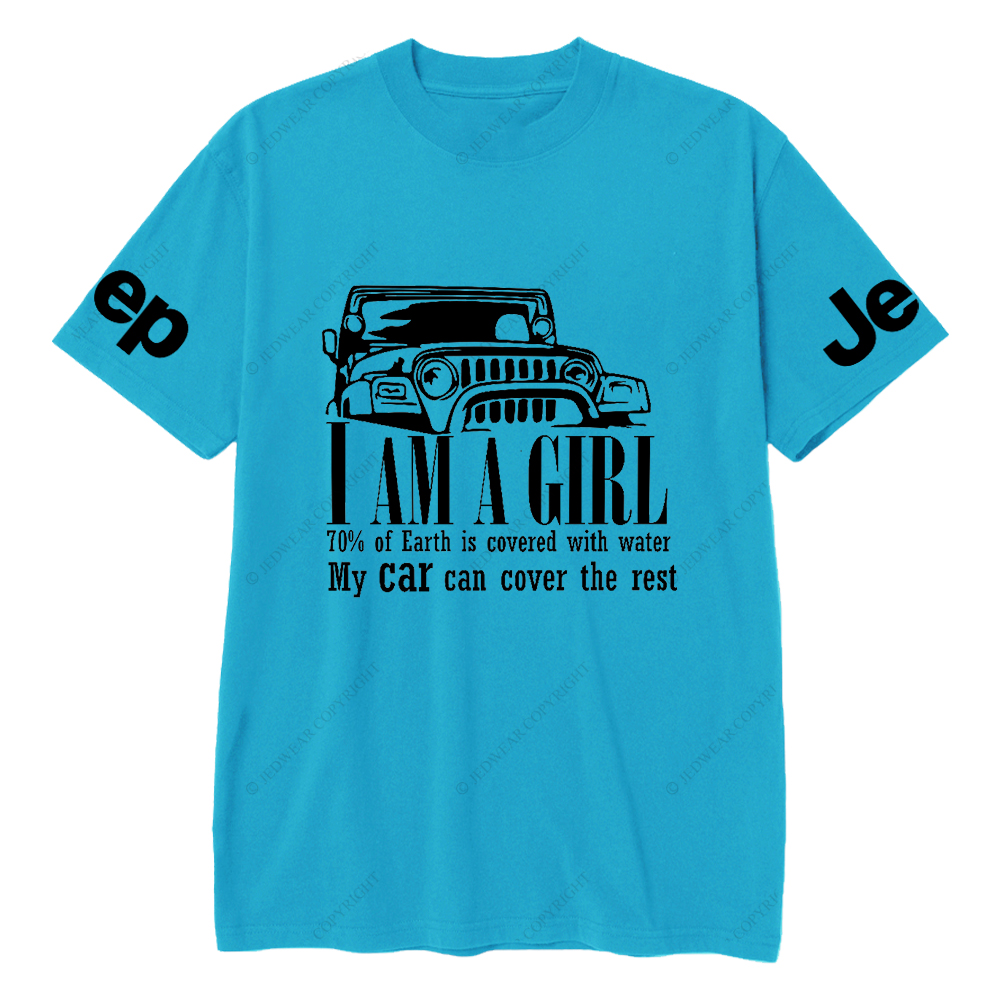 I Am A Girl I Loves My Car Jp T-Shirt