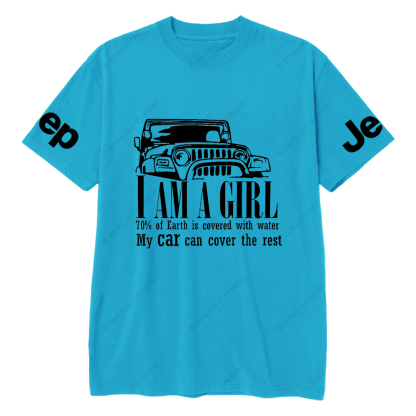 I Am A Girl I Loves My Car Jp T-Shirt