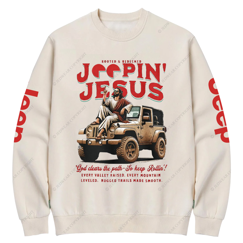 Religion With Jesus Inspirational Faith Christian Jp Crew Neck Sweatshirt