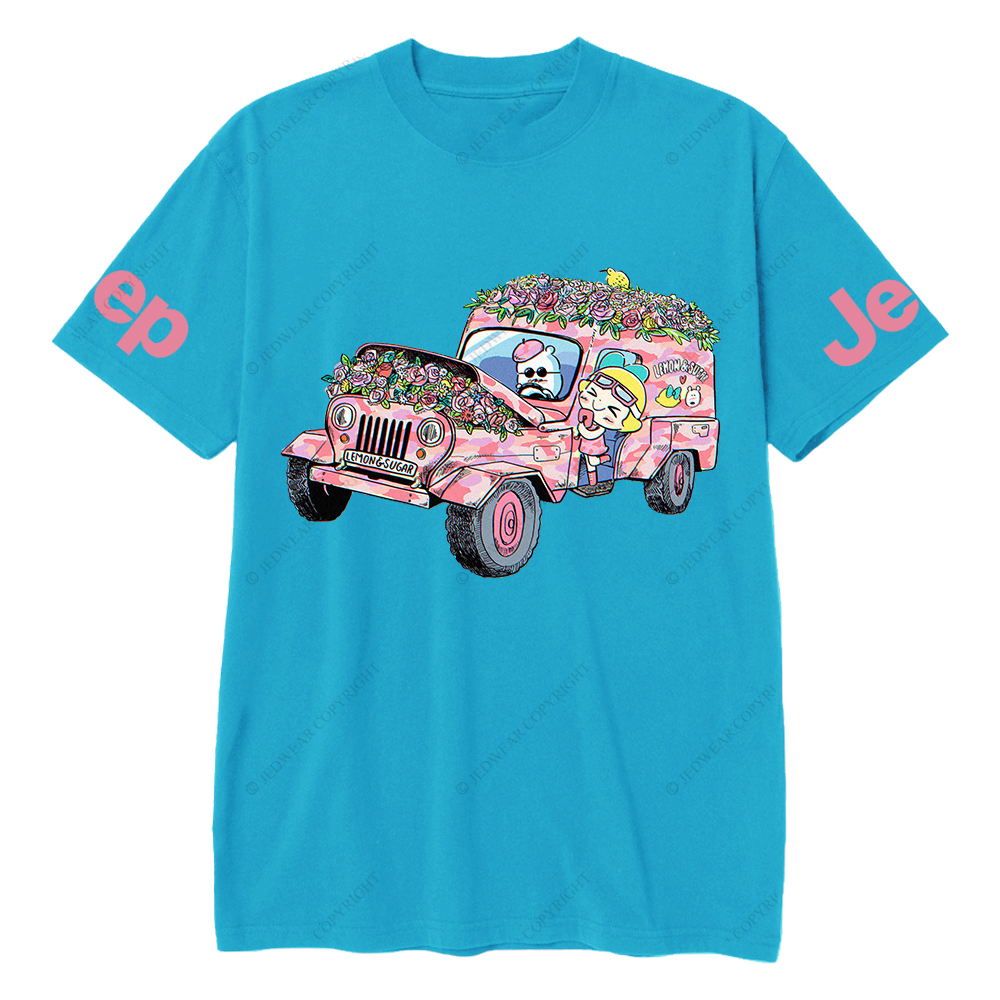 Lemon Sugar Cartoon Flower Funny Jp T-Shirt