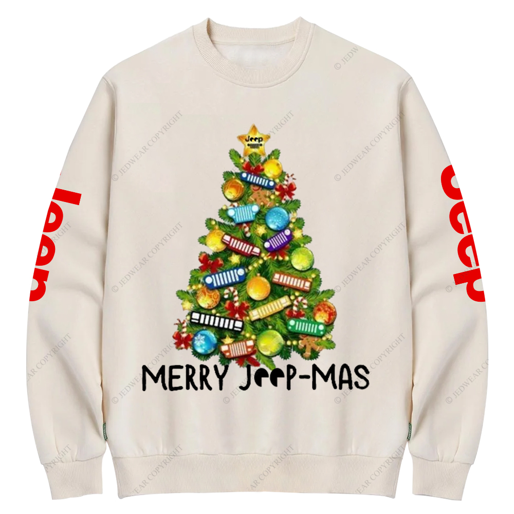 Merry Christmas Tree Christmas Gifts For Lover Jp Crew Neck Sweatshirt