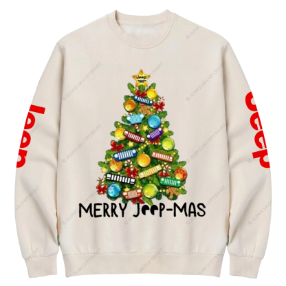 Merry Christmas Tree Christmas Gifts For Lover Jp Crew Neck Sweatshirt
