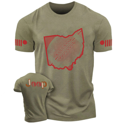 Ohio State Buckeyes Football Map Jp T-Shirt