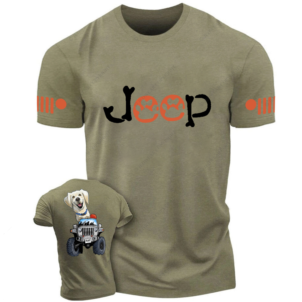 Colorful Funny Pets Cartoon Dog Jp T-Shirt