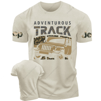 Adventurous Track Camouflage Color Jp T-Shirt