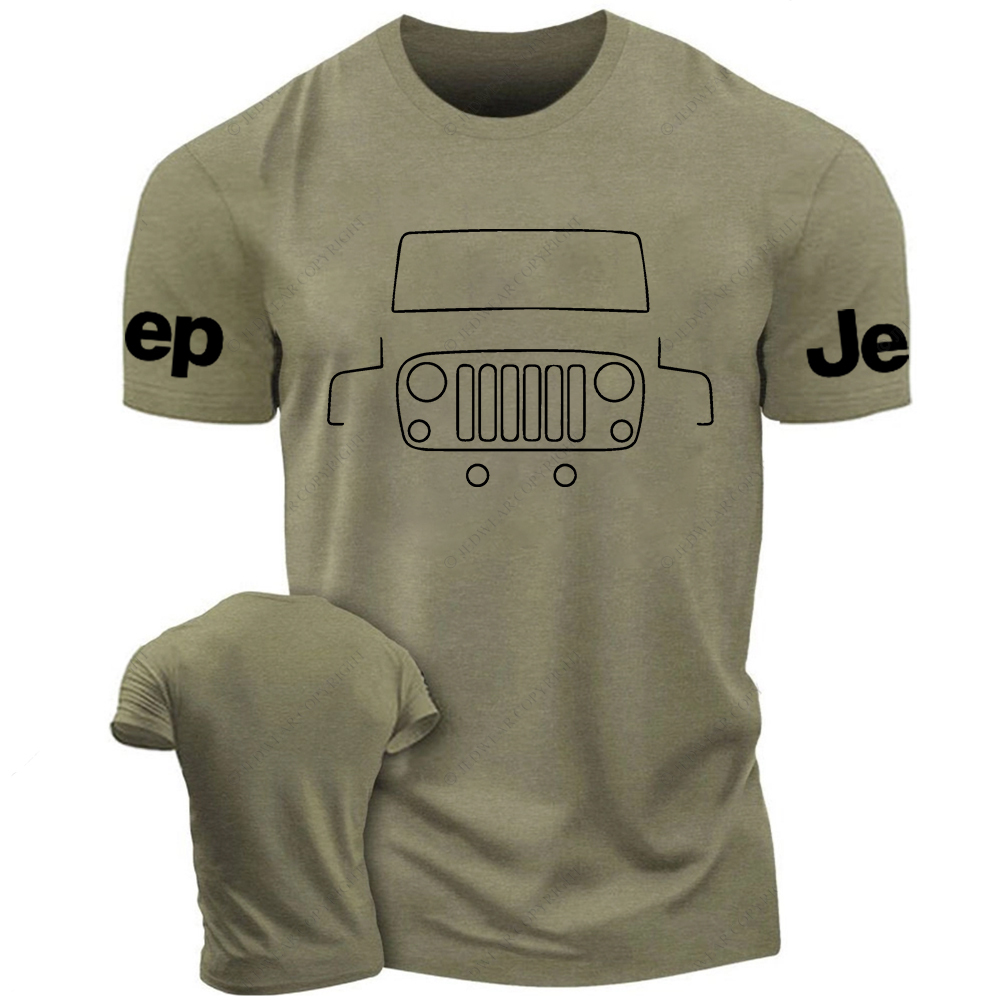 Clipart Line Drawing Off-Road Vehicle Jp T-Shirt
