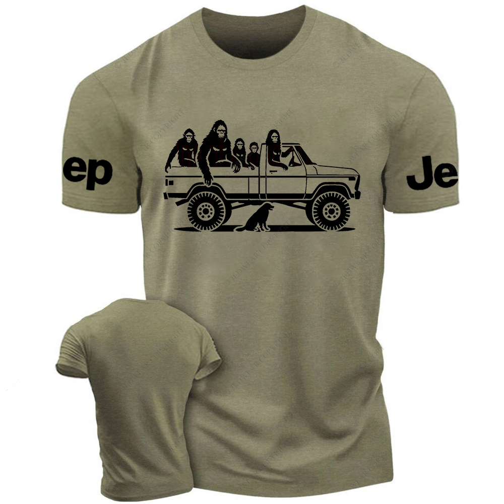 Bigfoot Family In 4x4 Jp T-Shirt