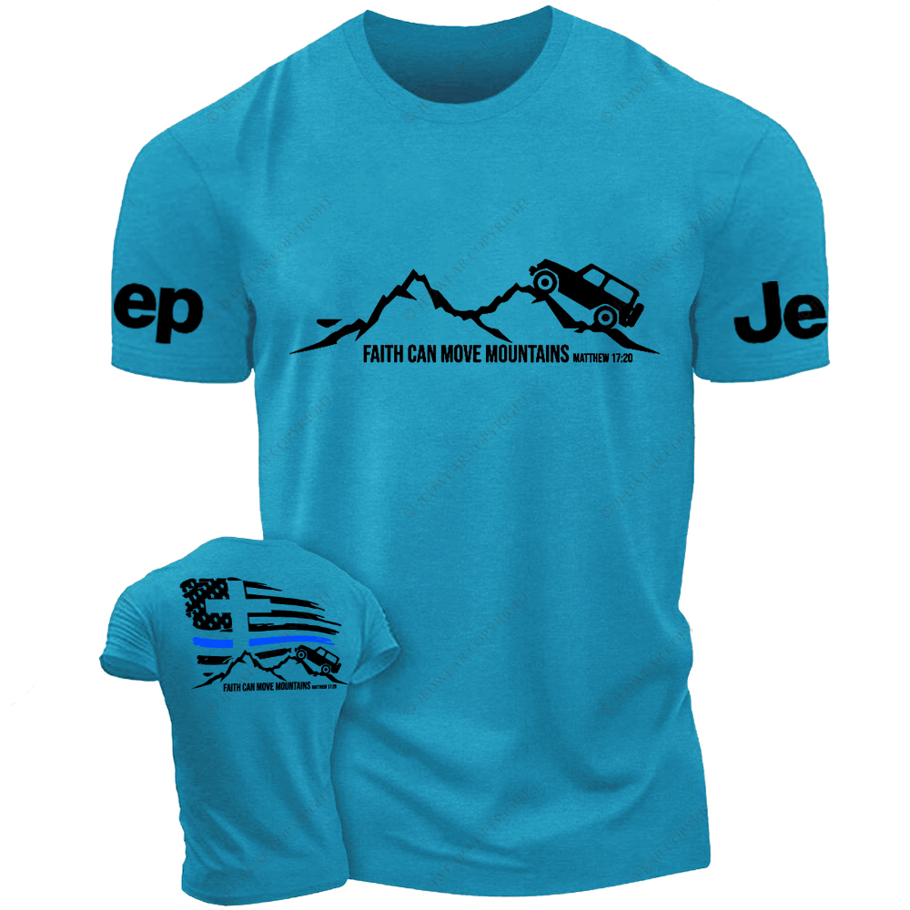 Religion Jesus Police The Blue Line Jp T-Shirt