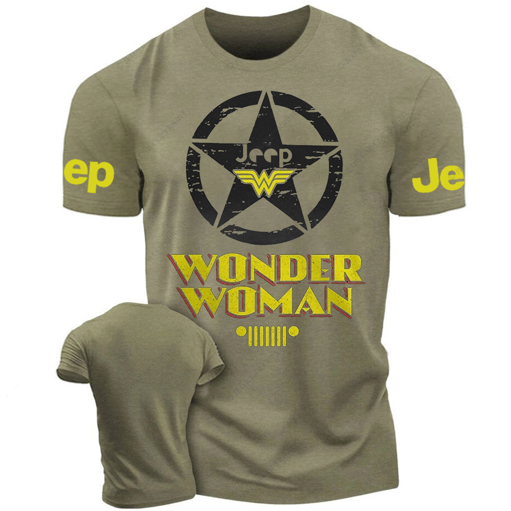 Wonder Woman Military Star Jp T-Shirt