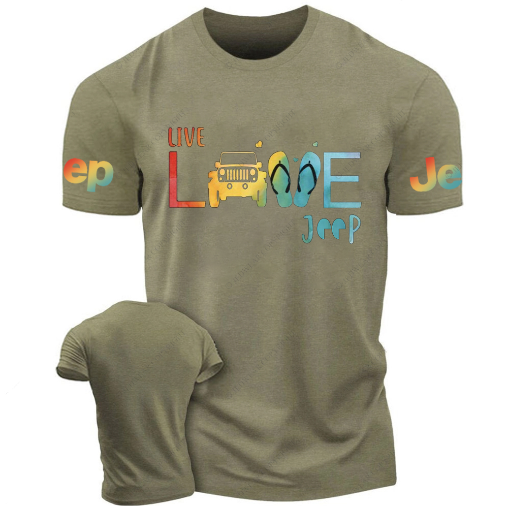 Live Colorful Slippers Jp T-Shirt