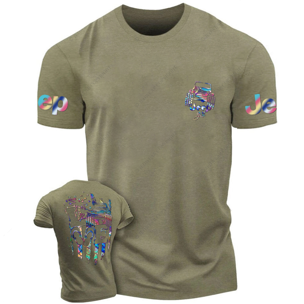 Summer Love Slippers Palm Tree Jp T-Shirt