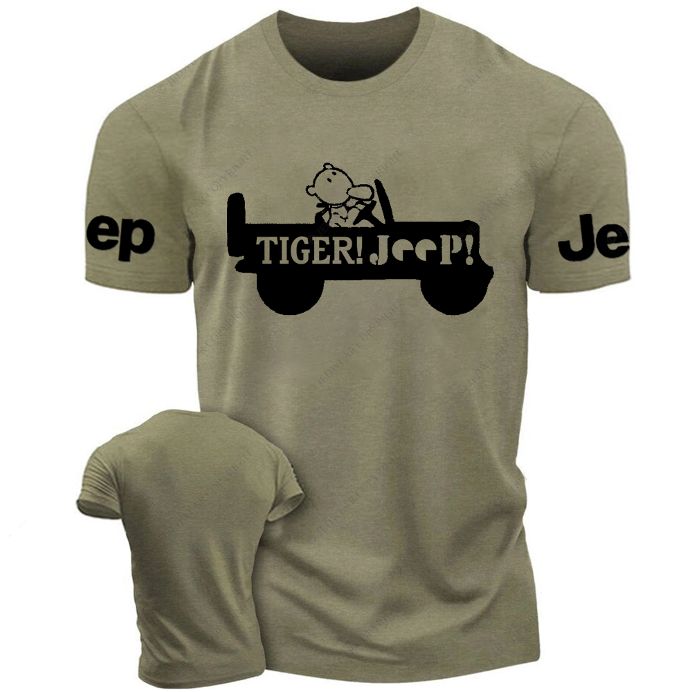 Tiger Driving A Car Jp T-Shirt