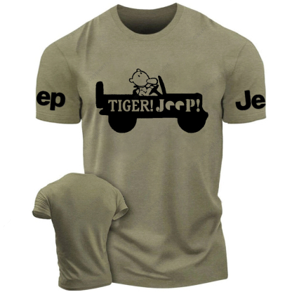 Tiger Driving A Car Jp T-Shirt