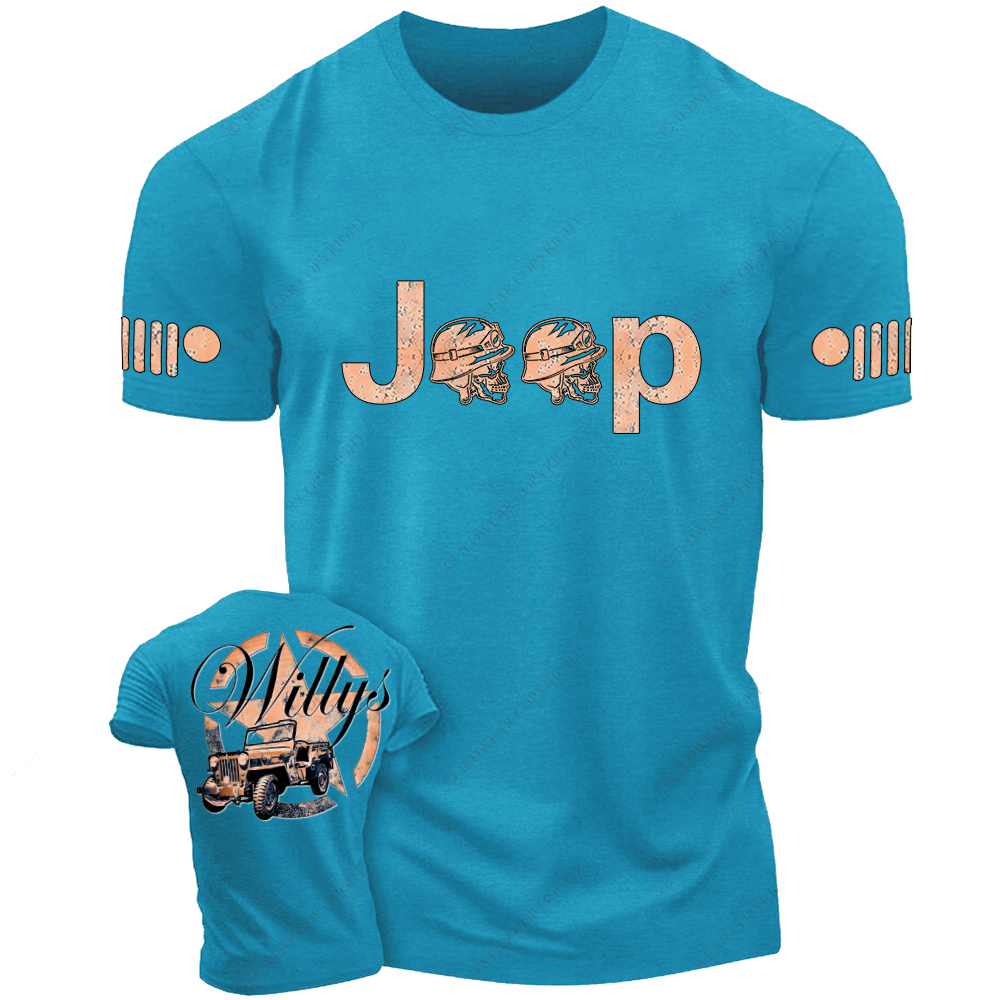 Military Star Willys Vintage Style Jp T-Shirt