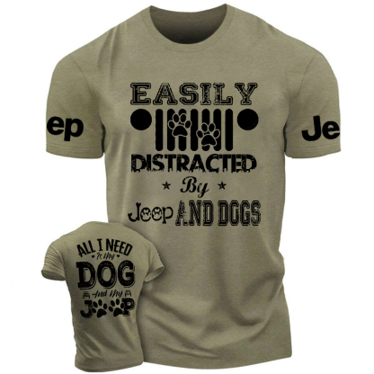 All I Need Is My Dog And My Car Jp T-Shirt