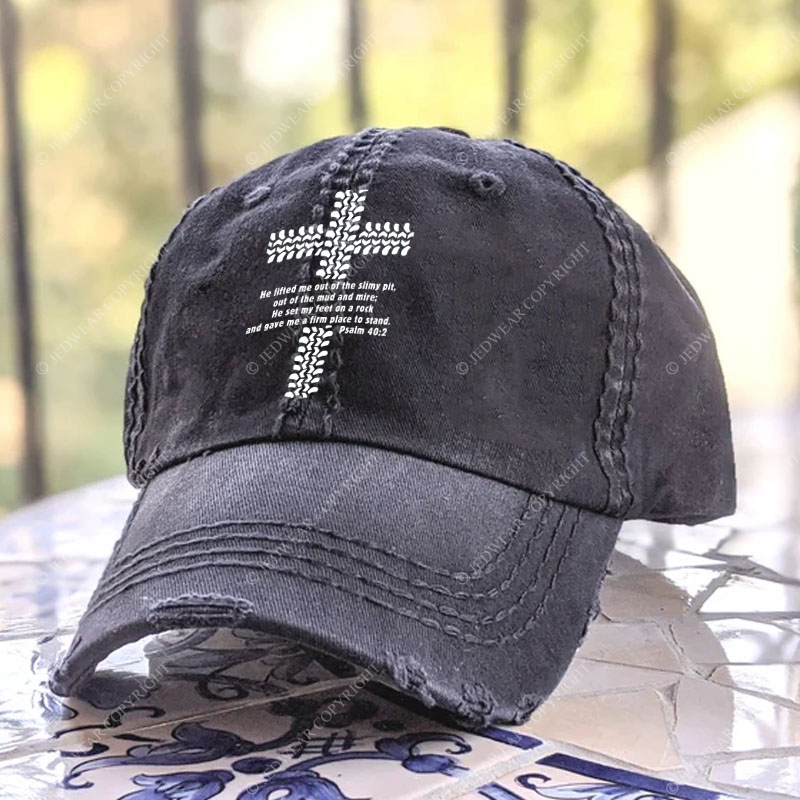 Religion Cross Jesus Bible Wheelmarks Psalm Jp Baseball Cap
