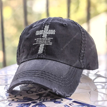 Religion Cross Jesus Bible Wheelmarks Psalm Jp Baseball Cap