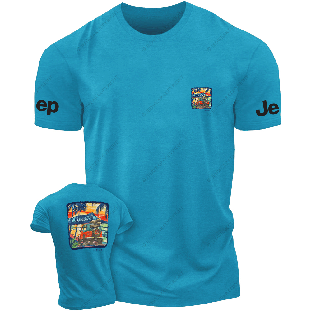 Hawaii Coconut Trees On Tthe Seaside Island JP T-Shirt