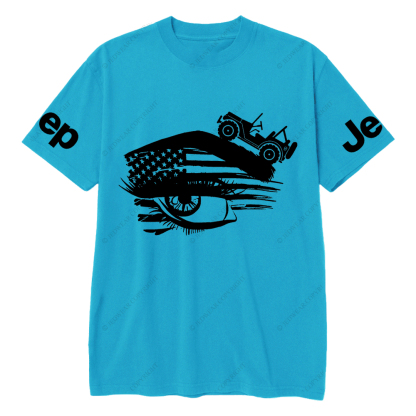 American Flag Eyes Silhouette Jp T-Shirt
