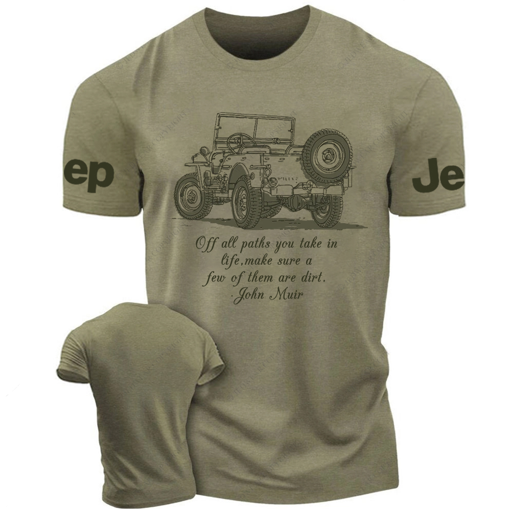 Willys Vintage US Military Offroader 4x4 Jp T-Shirt