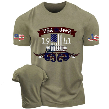 USA American Flag Military Star 1941 Jp T-Shirt