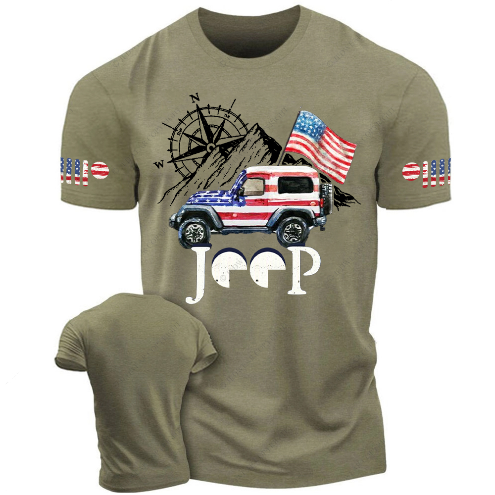 American Flag Compass Jp T-Shirt