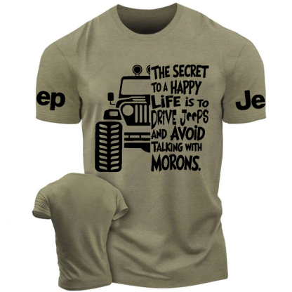 The Secret To A Happy Life Is To Drive Jp T-Shirt