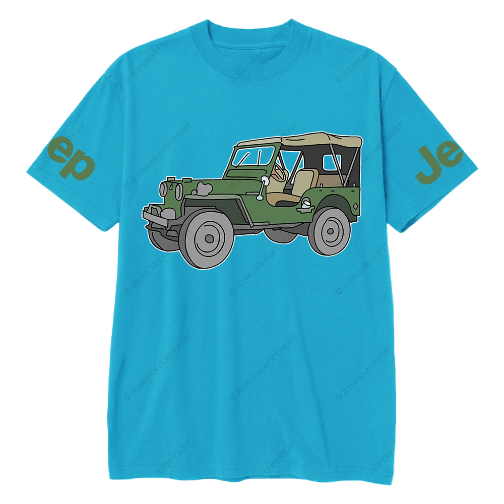 Cartoon Colorful Hand-Painted Jp T-Shirt
