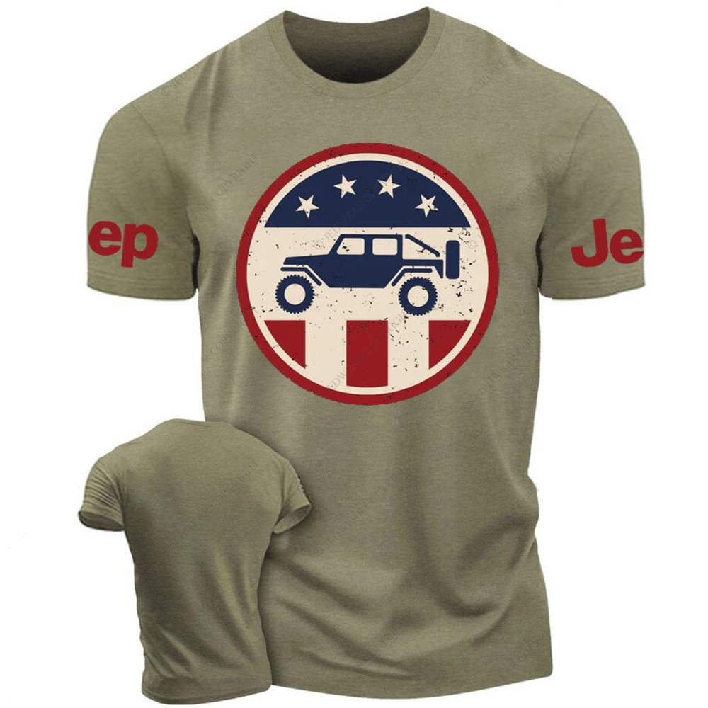 Patriotic Off-Road Adventure Vehicle Jp T-Shirt
