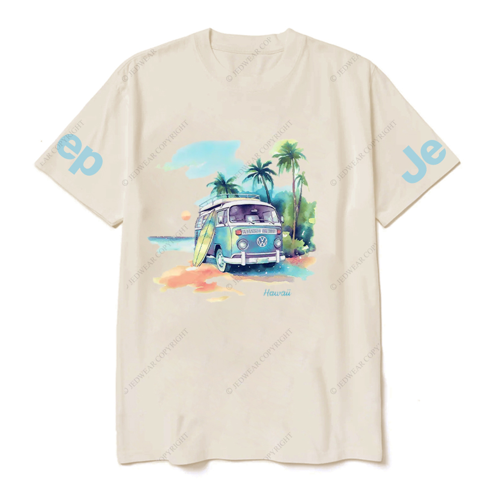 Hawaii   Four Wheeler Tree Seaside Skateboard JP T-Shirt