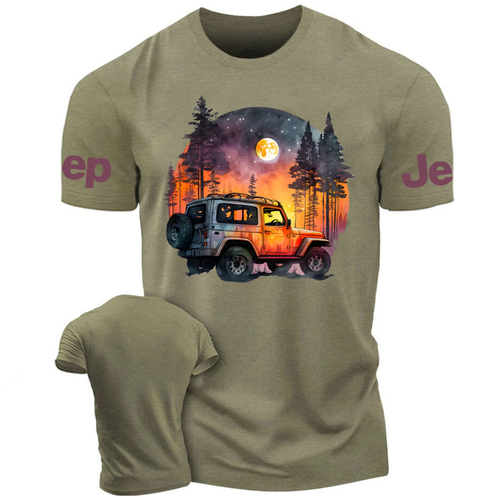 Off-Road Vehicle Full Moon Forest Jp T-Shirt