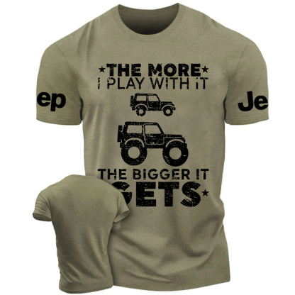 The More I Play With It The Bigger It Gets Funny Truck Owner Jp T-Shirt
