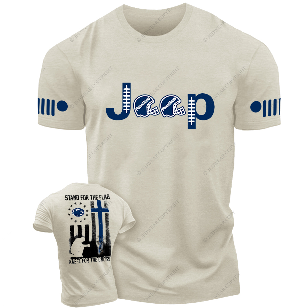 Penn State Stand For The Flag Kneel For The Cross Nation Jp T-Shirt