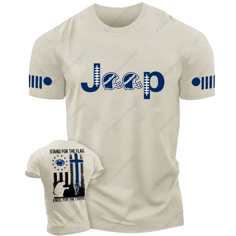 Penn State Stand For The Flag Kneel For The Cross Nation Jp T-Shirt