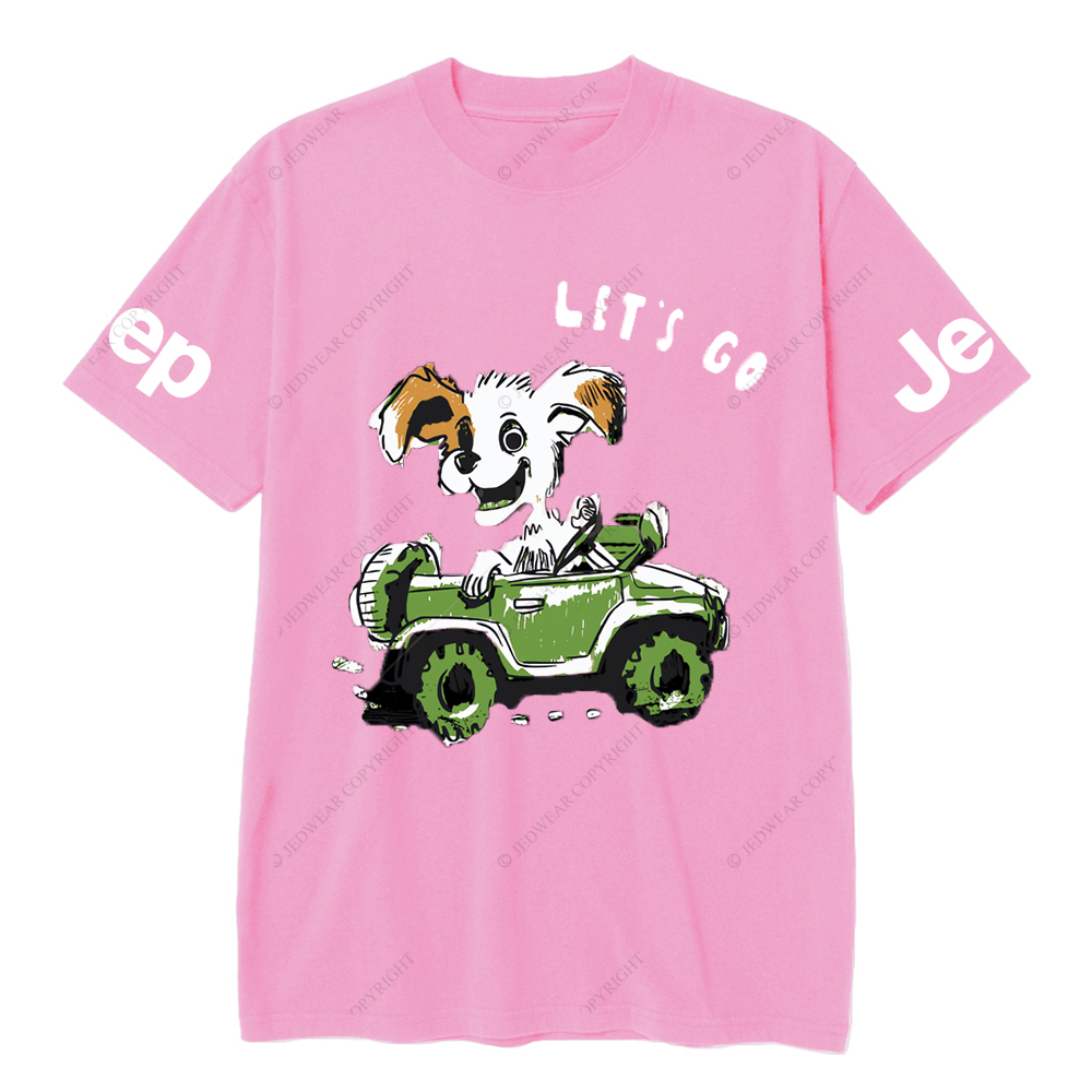 Let's Go  The Puppy Is Driving Happily JP T-Shirt
